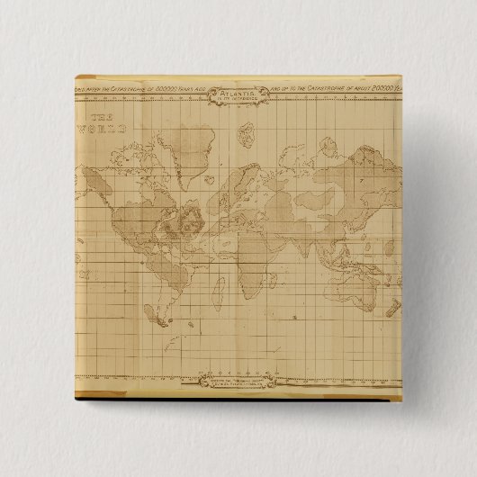 Karte der Welt Button (Vorderseite)