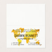 Karte der Welt (Gold) (Außenseite Aufgefaltet)