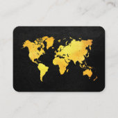 Karte der Welt (Gold) (Vorderseite)