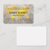 Karte der Welt (Gold) | Unternehmen (Vorne/Hinten)