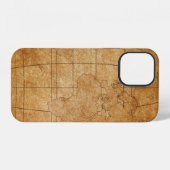 Karte der Welt iPhone Hülle (Rückseite (Horizontal))