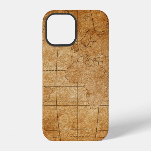 Karte der Welt iPhone Hülle (Rückseite)