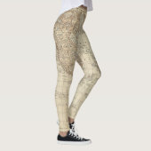 Karte der Welt Leggings (Rechts)