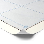 Karte der Welt mit Ländern (1987) Poster (Ecke)