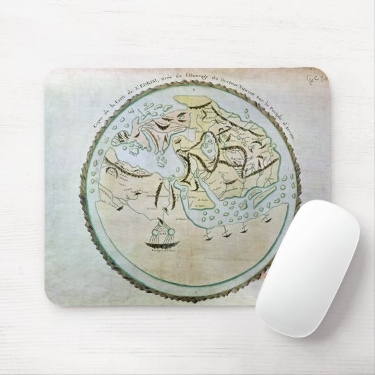 Karte der Welt Mousepad (Mit Mouse)