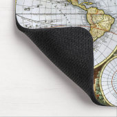 Karte der Welt Mousepad (Ecke)