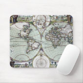 Karte der Welt Mousepad (Mit Mouse)