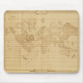 Karte der Welt Mousepad (Vorne)