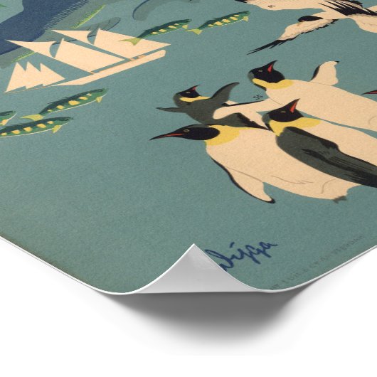 Karte der Welt Poster (Ecke)