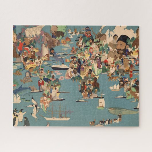 Karte der Welt Puzzle (Horizontal)