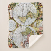 Karte der Welt Sherpadecke (Vorderseite)