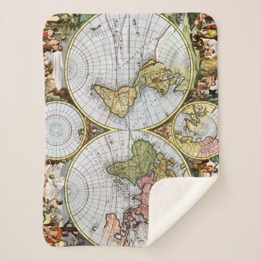 Karte der Welt Sherpadecke (Vorderseite)