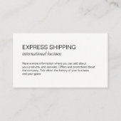 Karte der Welt / Stilisiertes globales Symbol (Rückseite)