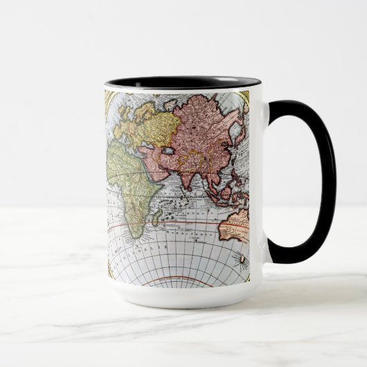 Karte der Welt Tasse (Rechts)