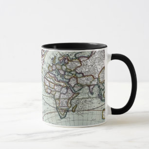 Karte der Welt Tasse