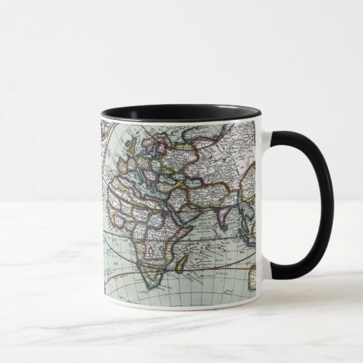 Karte der Welt Tasse (Rechts)