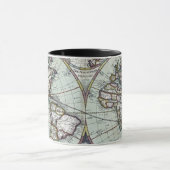 Karte der Welt Tasse (Zentrum)