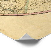 Karte der Welt über die globale Zukunft Poster (Ecke)