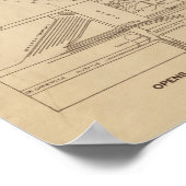 Karte der Weltausstellung 1904 in St. Louis, Misso Poster (Ecke)