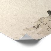 Karte der Weltkarte aus alten Postkarten Poster (Ecke)