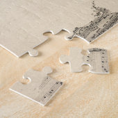 Karte der Weltkarte von den alten Noten Puzzle (Seite)