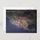 Karte der West Coast USA (Vorne/Hinten)