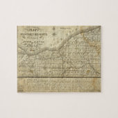 Karte der Western Reserve Puzzle (Horizontal)