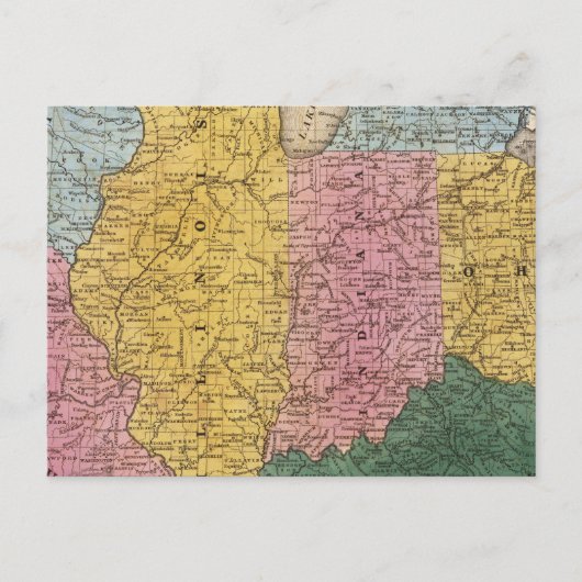 Karte der Western-Staaten (Vorderseite)