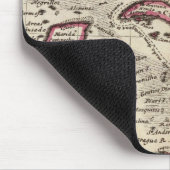 Karte der Westindien, Mexiko oder Neuen Spanien Mousepad (Ecke)