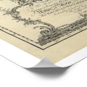 Karte der Westindischen Inseln - 1774 Poster (Ecke)