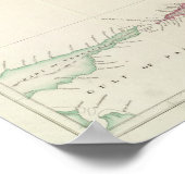 Karte der Windward Islands Poster (Ecke)