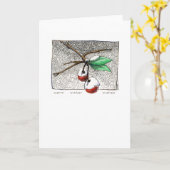 Karte der Winter-Beeren I - Farbe (Gelbe Blume)