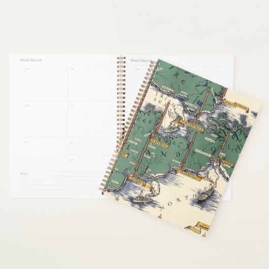 Karte der Wireless-Stationen der Post Office, Groß Planer (Anzeige)