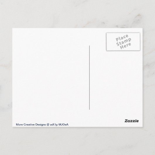 Karte der Wisconsin-Postkarten (Rückseite)