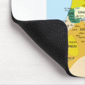 Karte der zwölf Stämme Israels von 1200 bis 1050 Mousepad (Ecke)