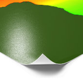 Karte des afrikanischen Kontinents Fotodruck (Ecke)