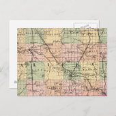 Karte des Allegan-Landkreises, Michigan (Vorne/Hinten)