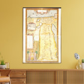 Karte des alten Ägypten, 1584 Leinwanddruck (Insitu (Wohnzimmer))
