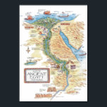 Karte des alten Ägypten und Nubia Poster<br><div class="desc">Ägypten und Nubien in der Vergangenheit Karte des ägyptischen Königreiches,  die die wichtigsten Städte,  Städte,  Handelsrouten und Denkmäler darstellt. Die Ufer des Nils waren Schauplatz der Geburt der ägyptischen Zivilisation. Der Nil diente als Quelle für Wasser,  Verkehr und regionalen Zusammenhalt in Oberägypten.</div>