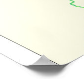 Karte des alten Ägyptens während der dynastischen Poster (Ecke)