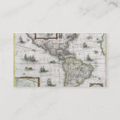 Karte des Amerikas, 1631 (farbiger Stich) (Rückseite)