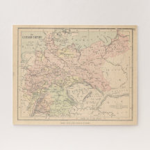 Karte des antiken Deutschen Reiches