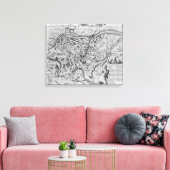 Karte des antiken Rom Leinwanddruck (Insitu (Wohnzimmer))