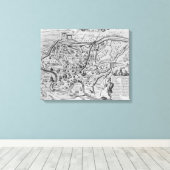 Karte des antiken Rom Leinwanddruck (Insitu (Holzboden))