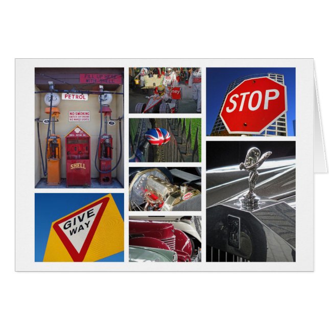 Karte des Autoliebhabers (Vorderseite (Horizontal))