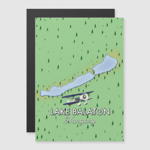Karte des Balaton Ungarn