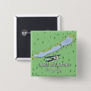 Karte des Balaton Ungarn Button
