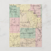 Karte des Barron-Landkreises, Staat von Wisconsin (Vorderseite)