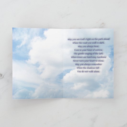 Karte des Beileids-3 (Innenseite)