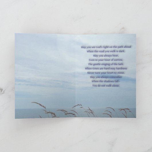 Karte des Beileids-5 (Innenseite)